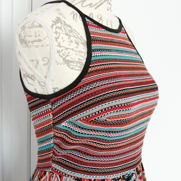 Patterned & Woven Summer Dress - Picture 2 of 7